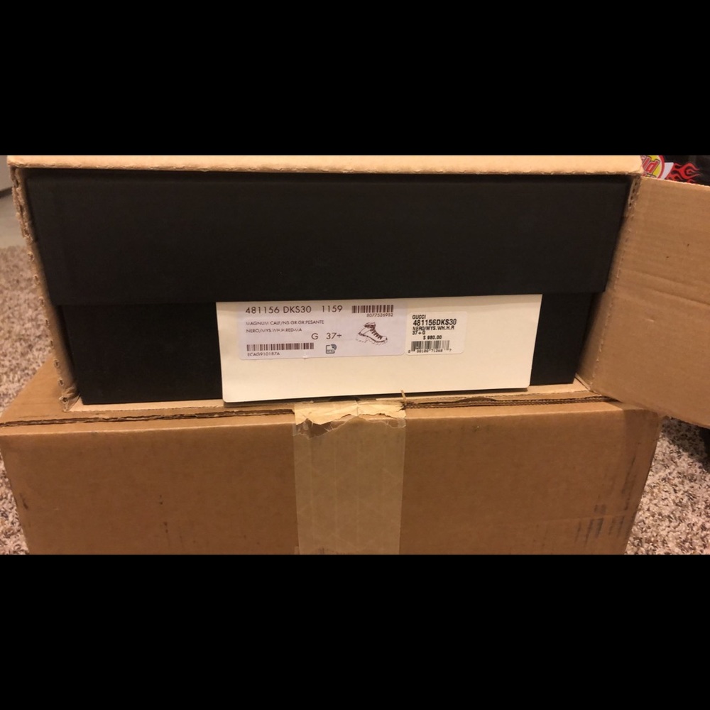 Gucci combat boots. (Includes black laces )